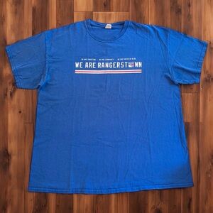 New‎ York Rangers NHL Rangerstown Graphic Tee – XL Blue